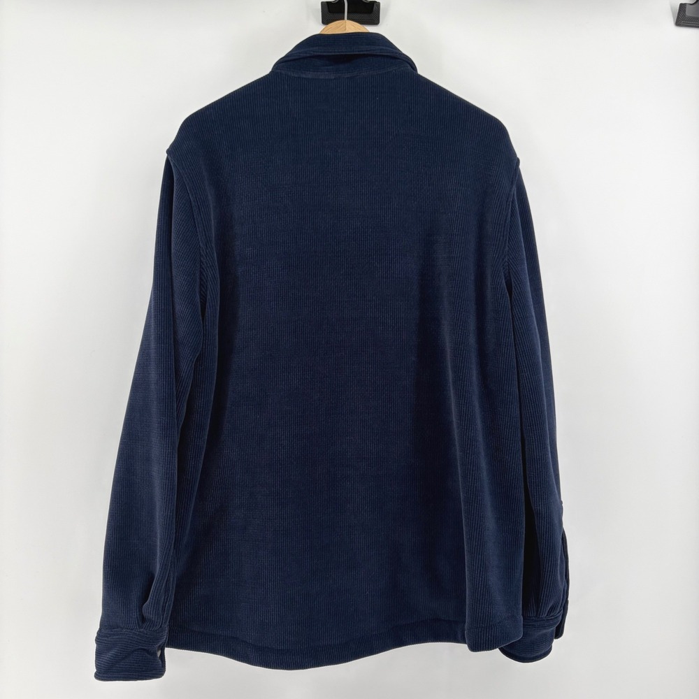 Copper Oak Supply Co Corduroy Snap Front Jacket Navy Blue Men's Size L - Picture 3 of 9